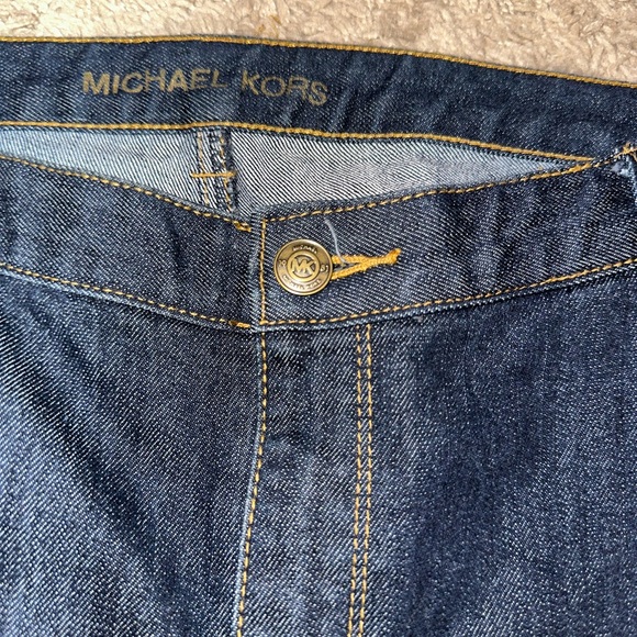 Michael Kors dark denim straight leg jeans - Picture 6 of 11